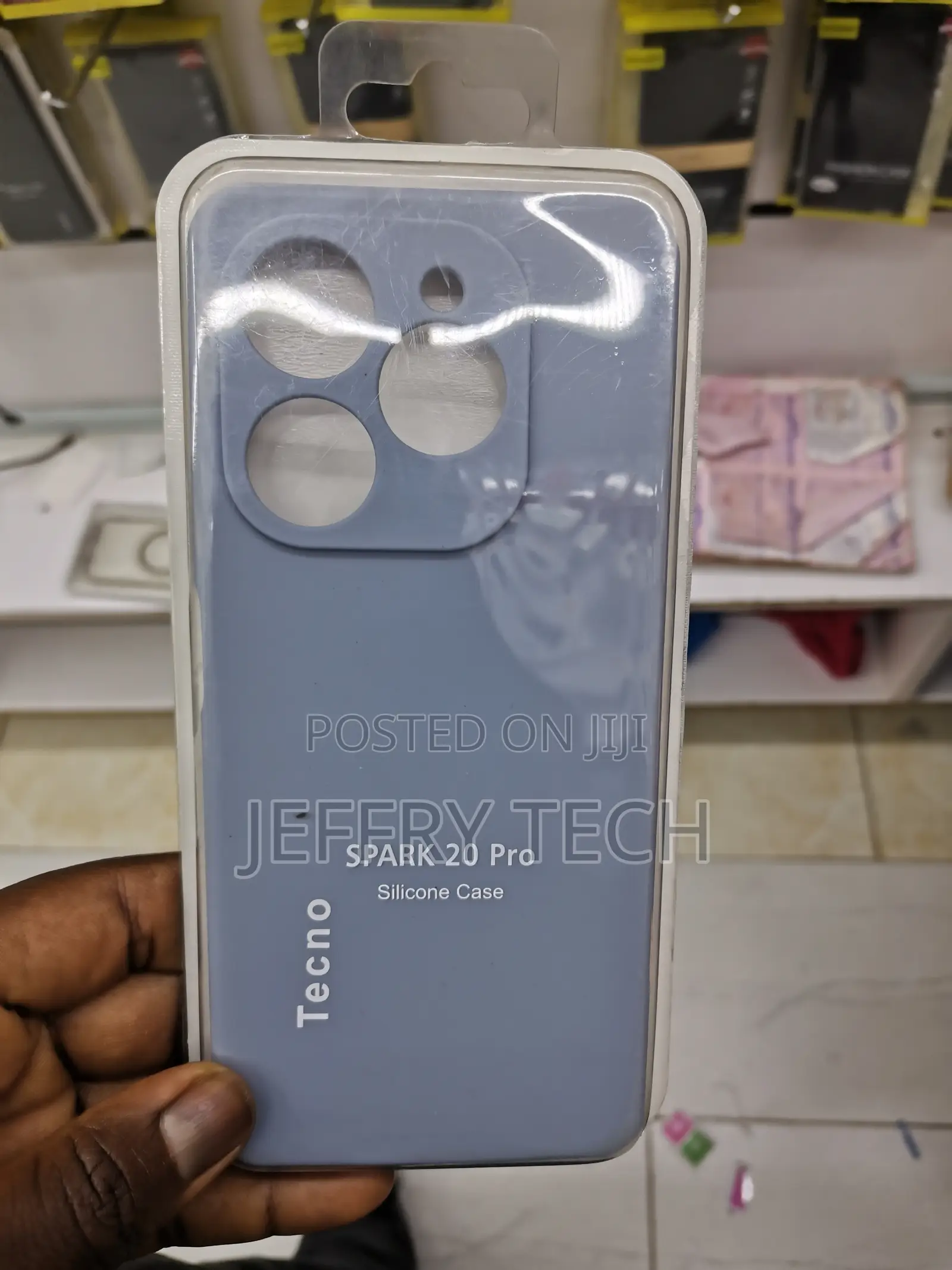 Tuxiwei Tecno Spark 20 Pro Silicone With Microfiber Lining