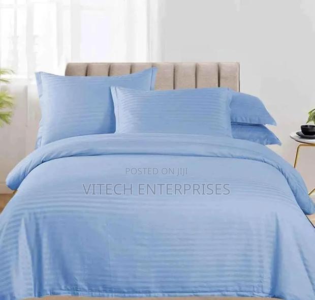 Blue Stripped Duvet Cover - main view