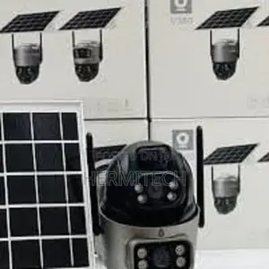 4g Dual Lens Camera Solar Powered Pan Tilt Security Camera