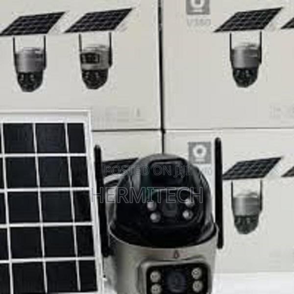 4g Dual Lens Camera Solar Powered Pan Tilt Security Camera - thumbnail 2