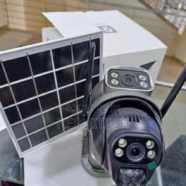 4g Dual Lens Camera Solar Powered Pan Tilt Security Camera - thumbnail 4