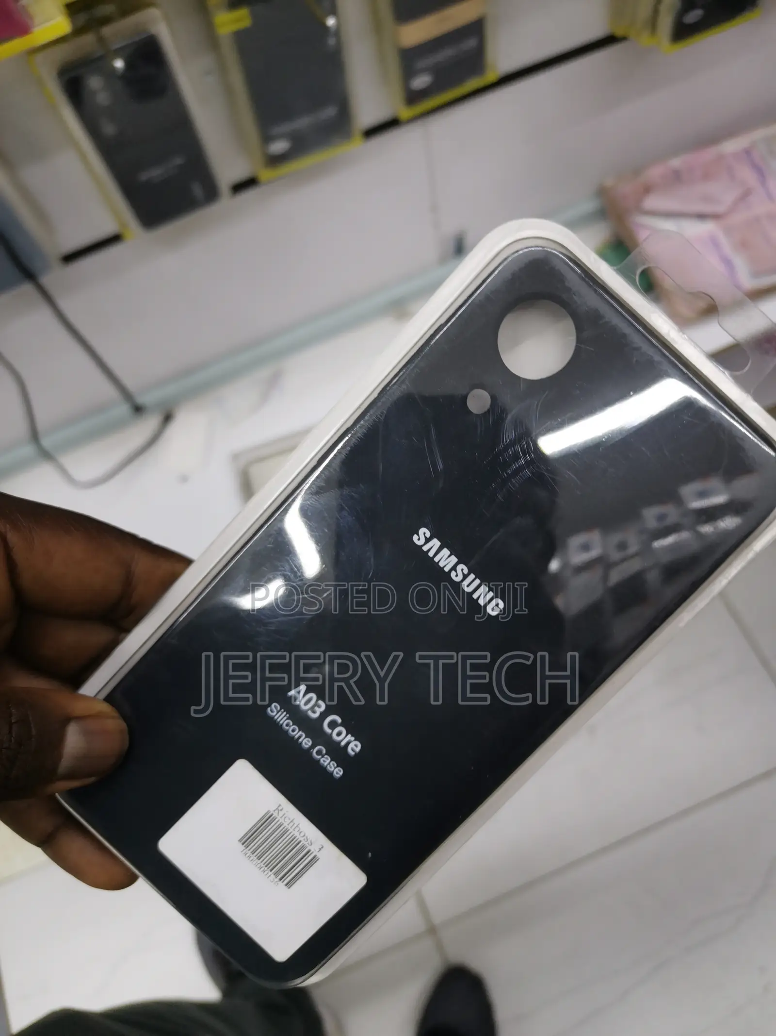 Nuimadl Galaxy A03 Core Silicone Case With Microfiber Lining