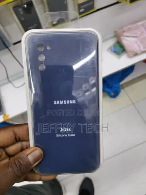 Yrakozin Galaxy A03s Silicone Case With Microfiber Lining