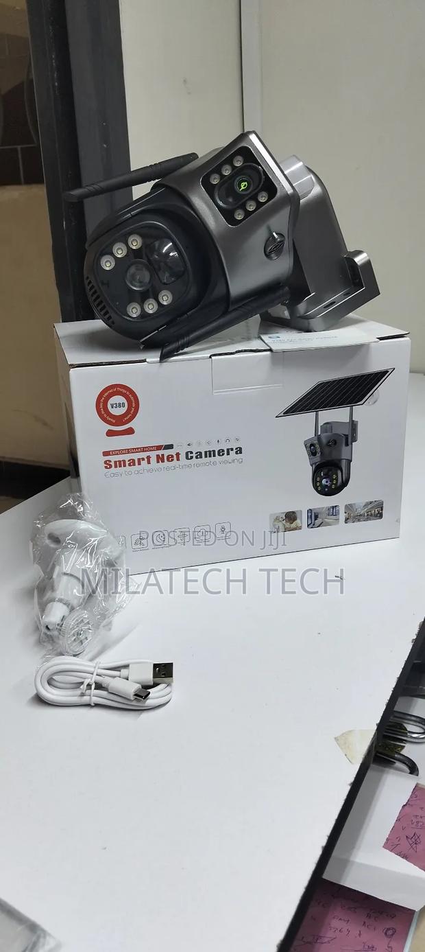 Outdoor Solar Dual Lens V380n With Indoor