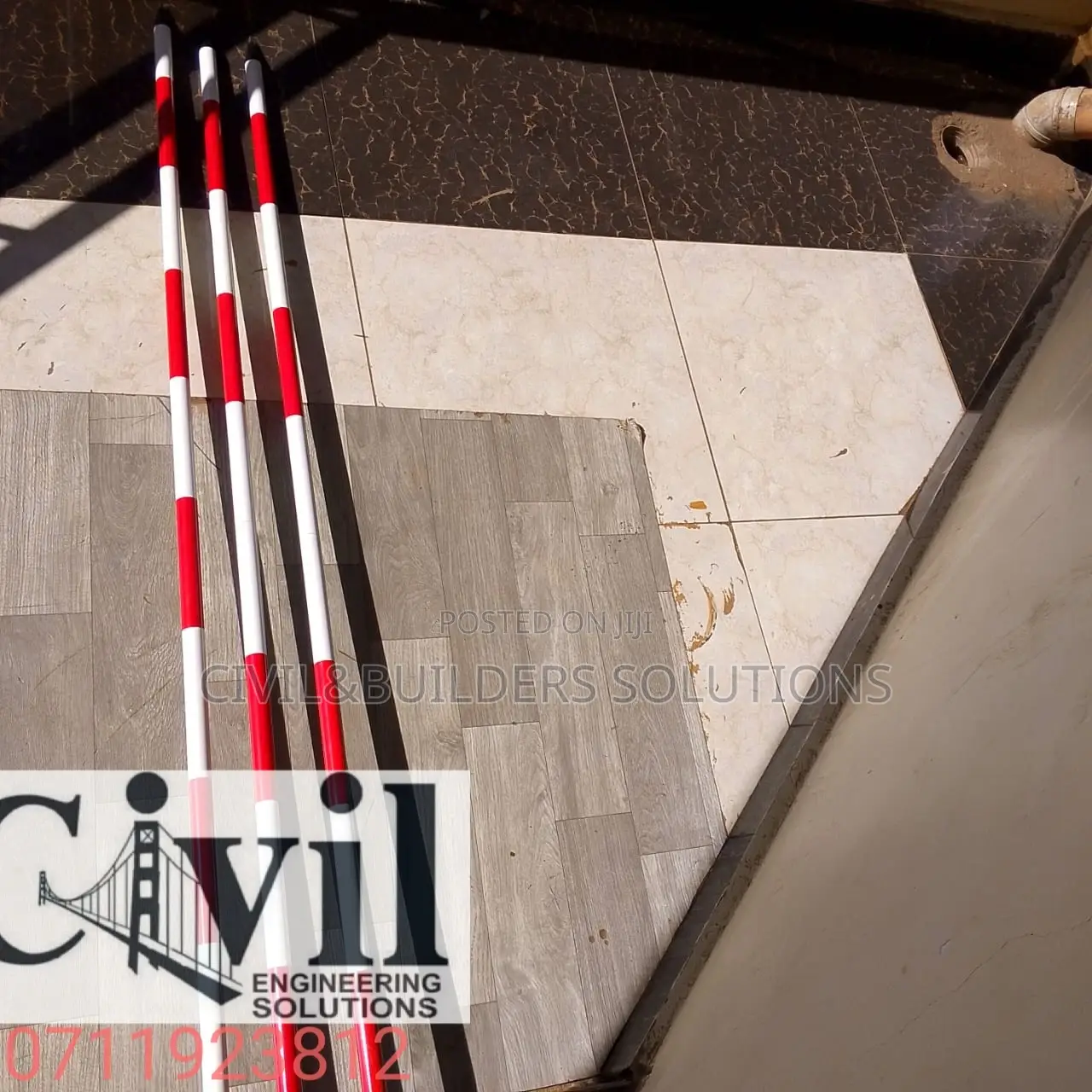 High-vis Survey Telescopic Pole
