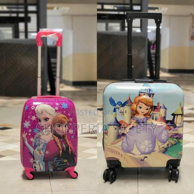 Frozen Cartoon Themed Suitcase - main view