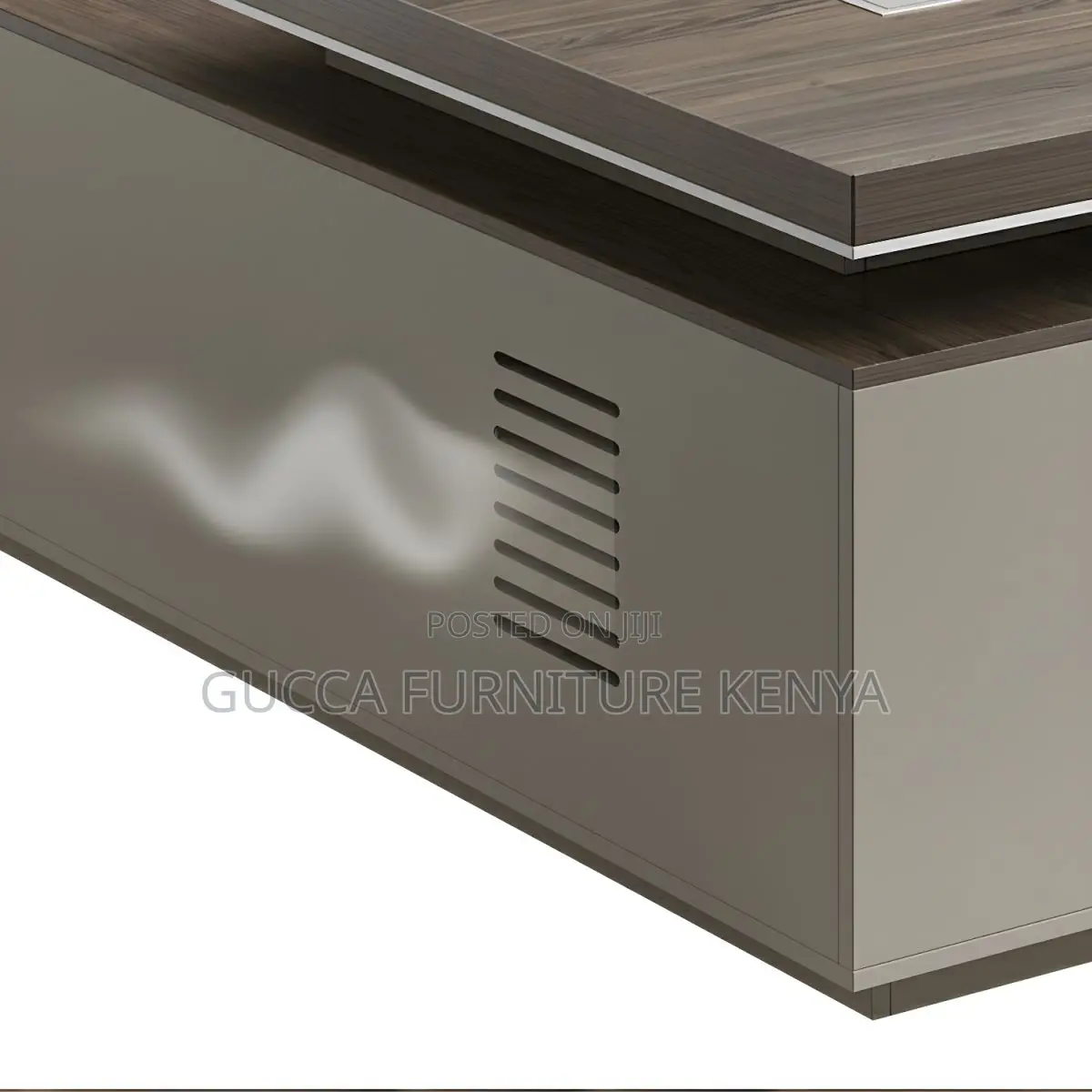Office Tables:Stylish L-Shape Pedestal Office Desk(1600mm)