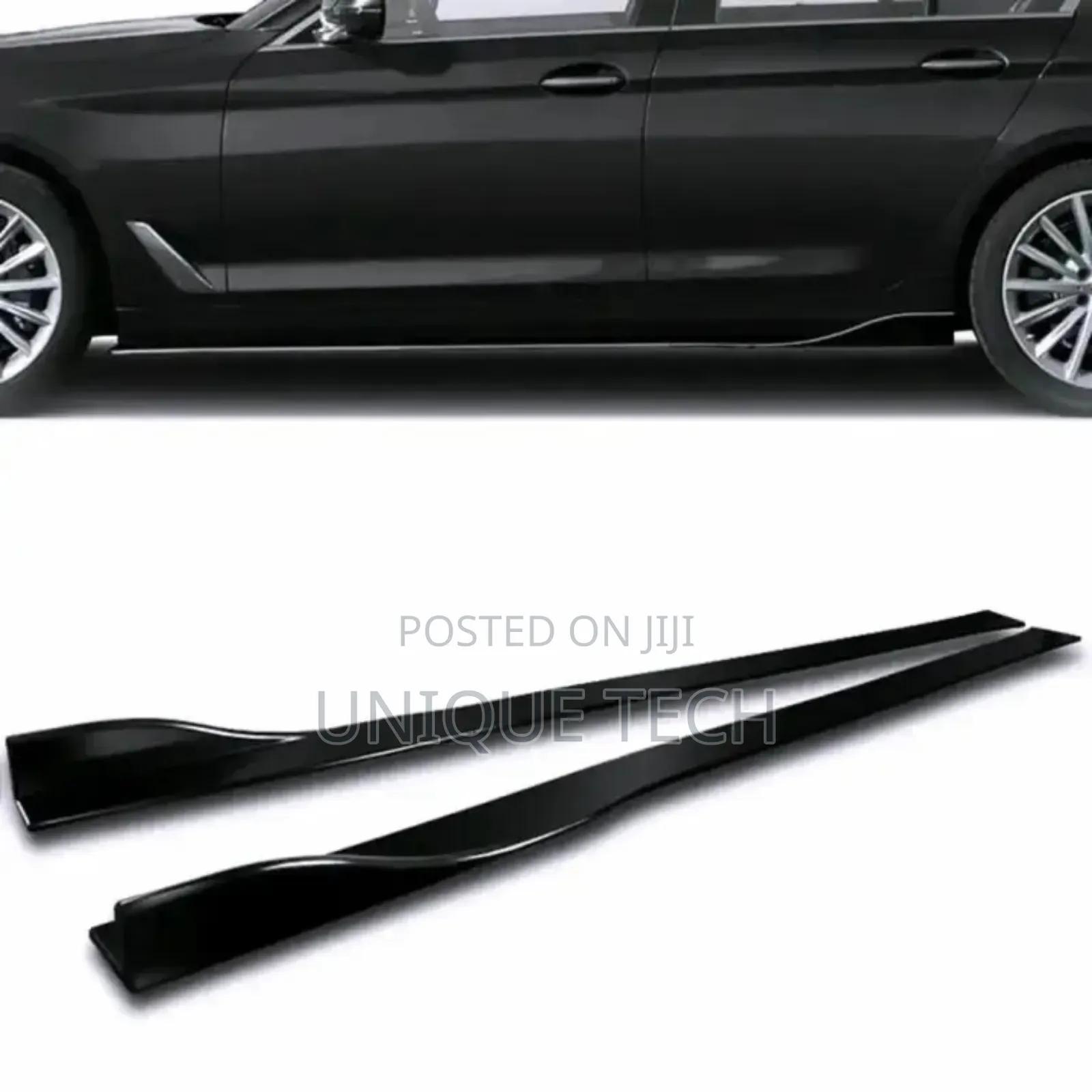 Black Universal Side Skirts ( Easy to Install, Sporty Look)