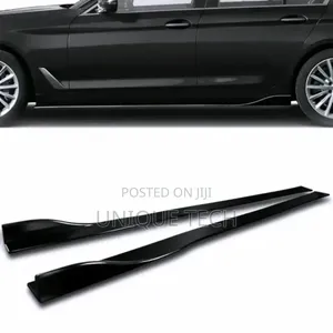 Black Universal Side Skirts ( Easy to Install, Sporty Look)