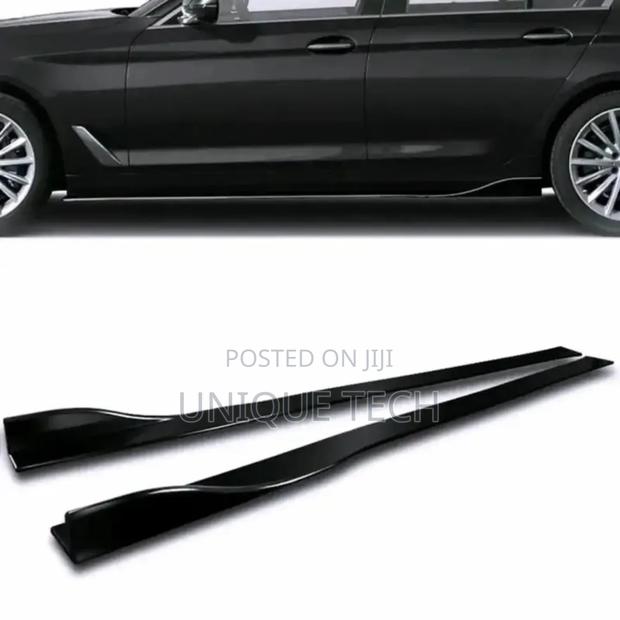 Black Universal Side Skirts ( Easy to Install, Sporty Look)