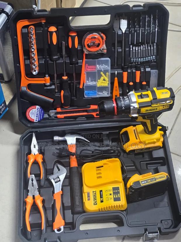 Dewalt 48v With 13mm Metallic Chuck 108pcs Toolkit - main view