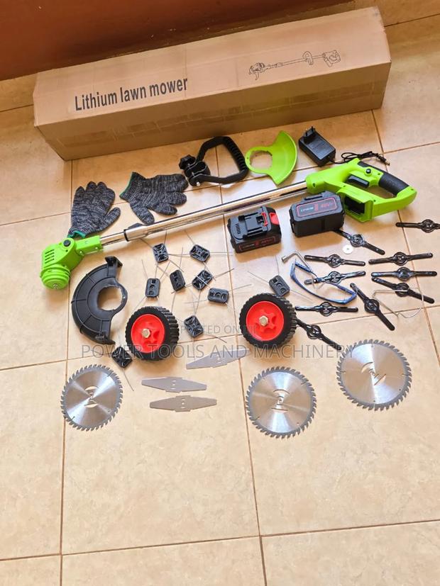 Cordless Brushcutter With Accessories - main view