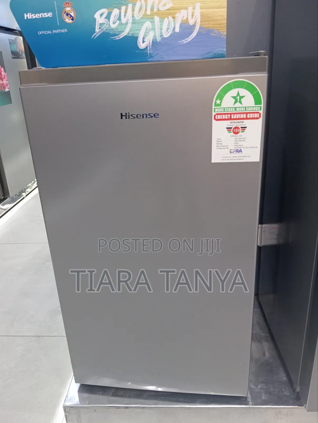 Hisense – 94l Single Door Fridge
