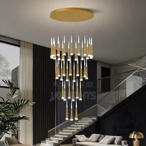 Customized Modern Style Hanging Chandelier for Stairs