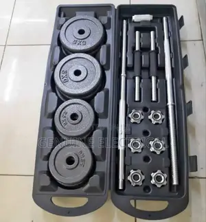 Weights,Chrome Dumbells Set Fitness Exercise Equipment 50kgs