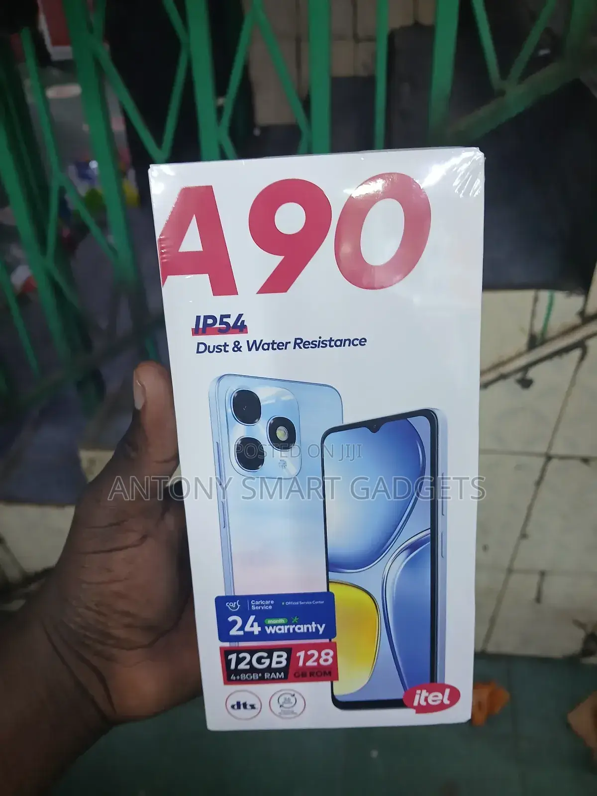 New Itel A70 128 GB Black