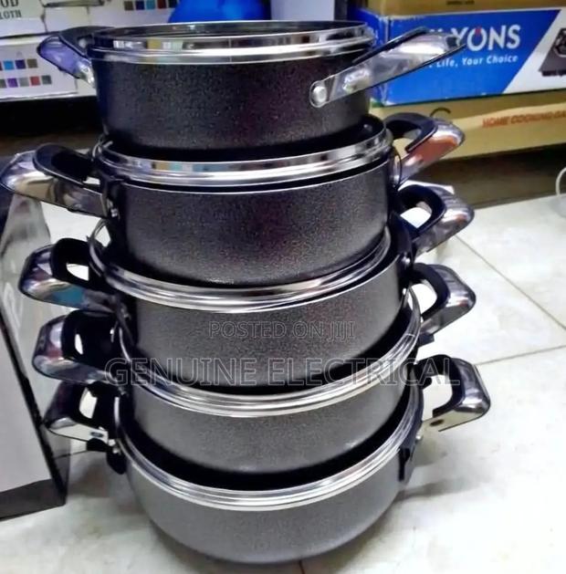 Cookware Nonstick Cookware 11pcs Black Kitchenware - main view