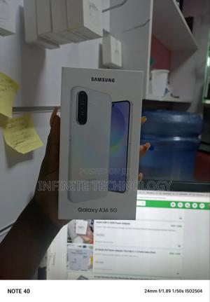 New Samsung Galaxy A36 128 GB White - main view