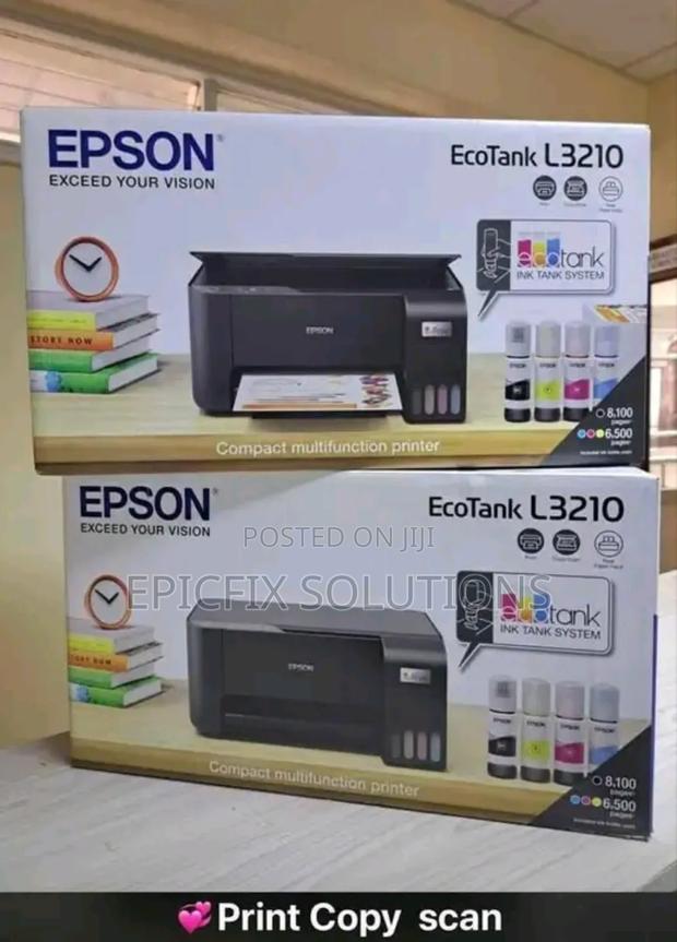 Epson L3210 Ecotank, Inkjet and Brand New Printer,A4 Colour