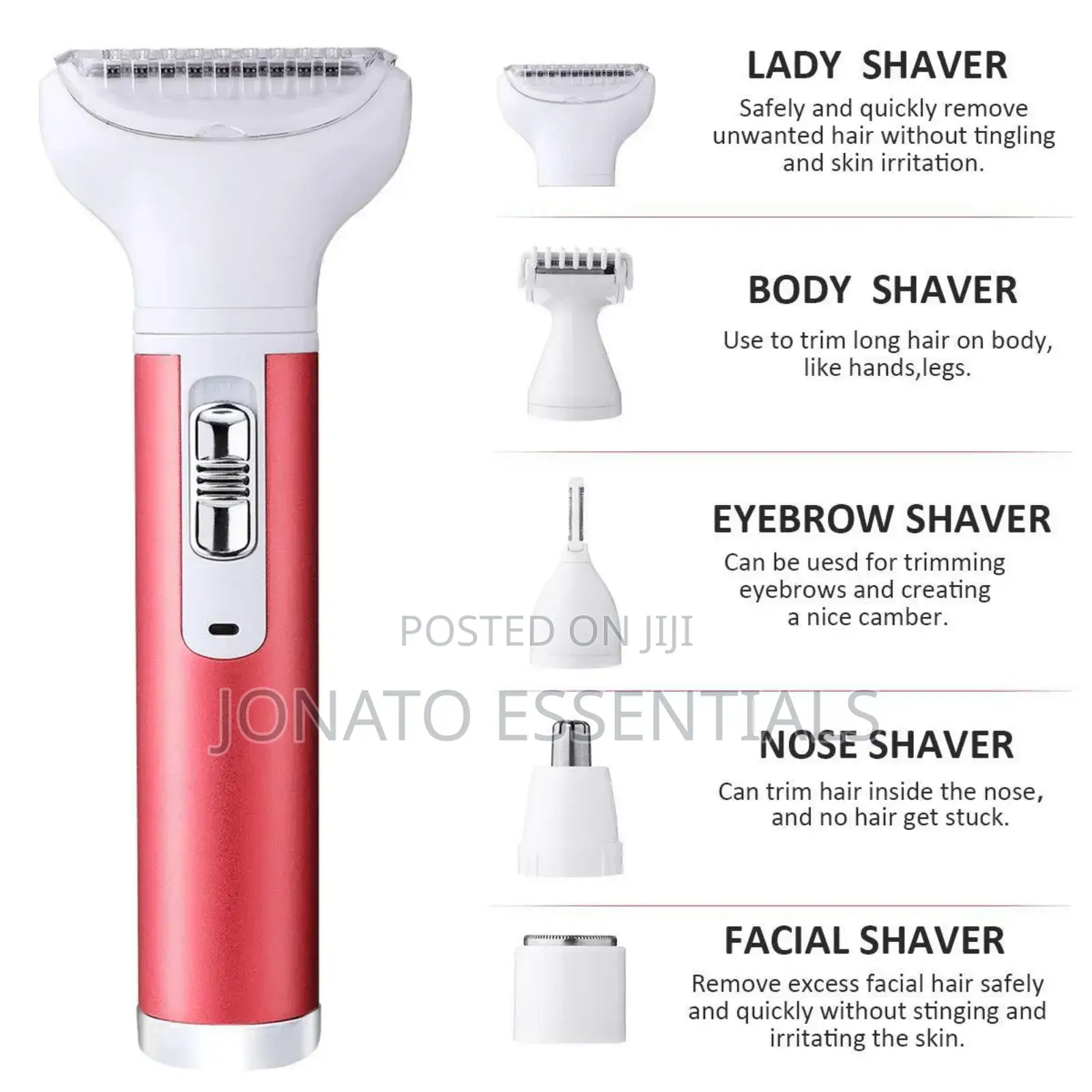 5 in 1 Body Hair Remover, Bikini Body Shaver