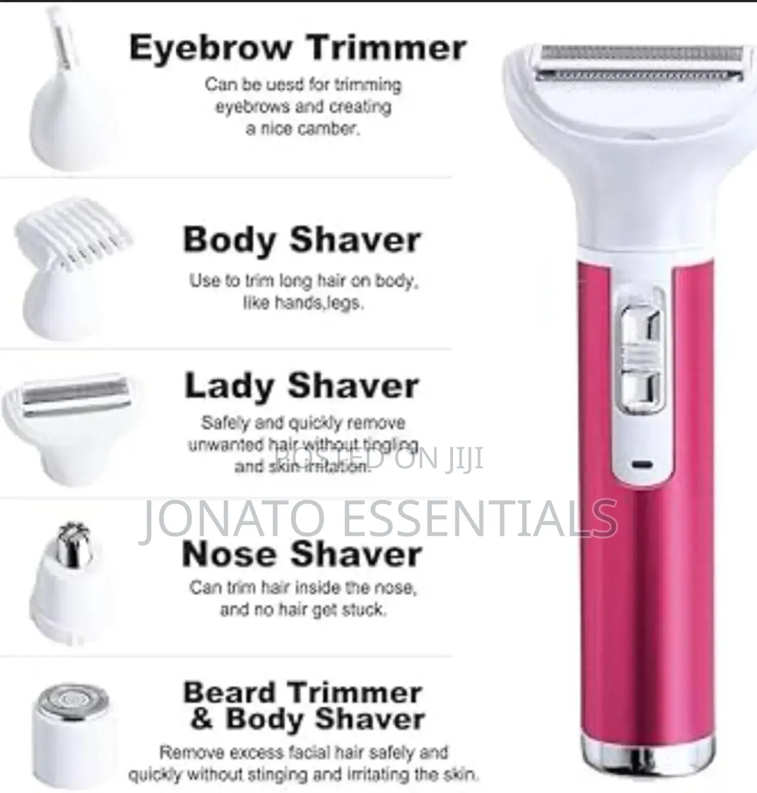 5 in 1 Body Hair Remover, Bikini Body Shaver