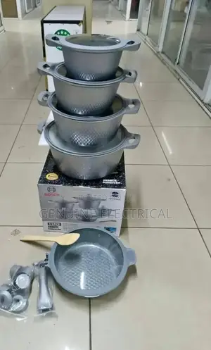 11pc Silicone Rubber Bosch Granite Cookware Set