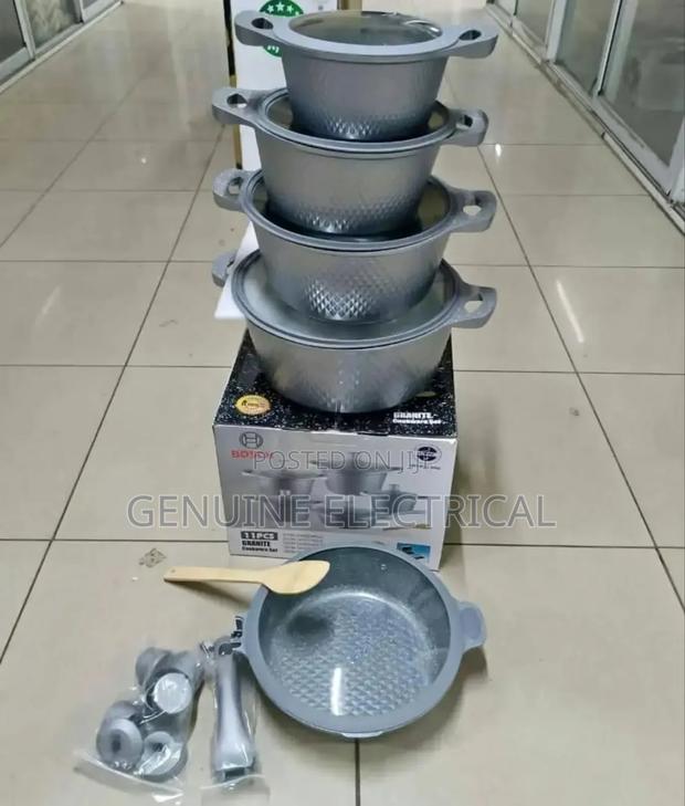 Cookware Set New Model Granite Coating Non- Stick - main view