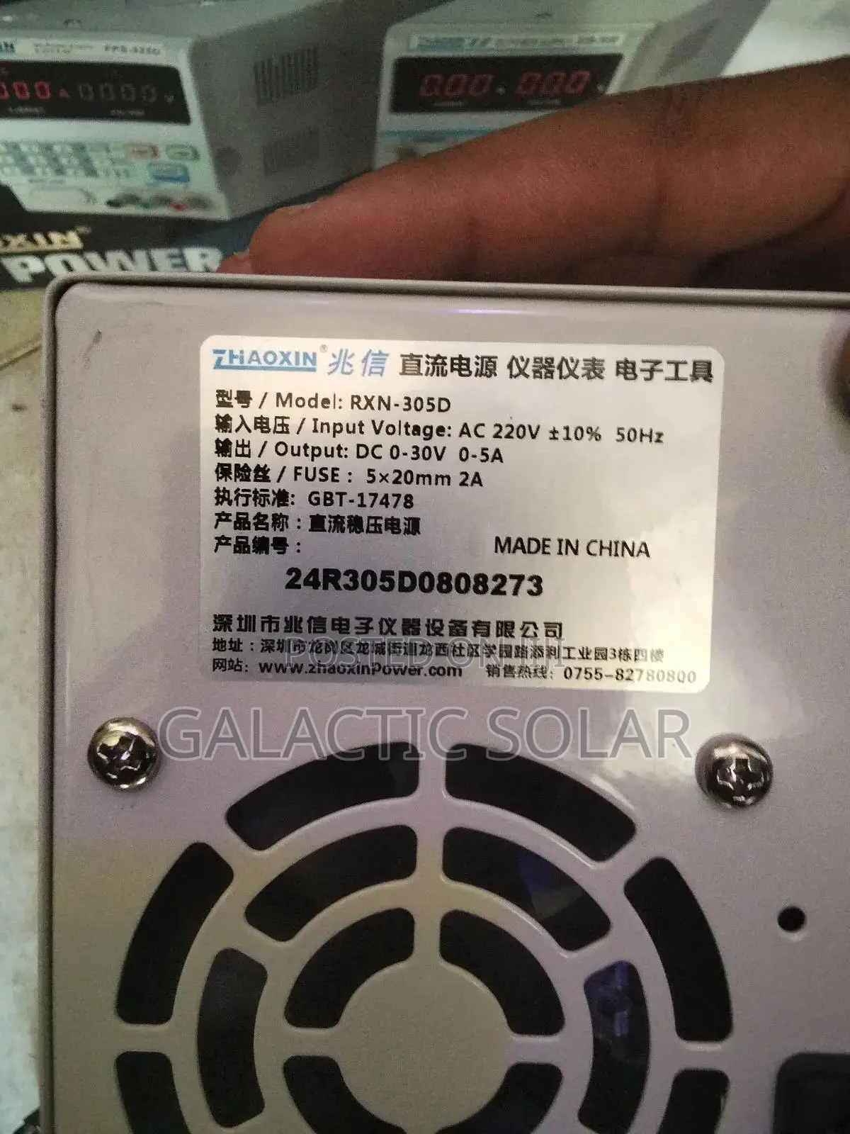 Zhaoxin RXN-305d Dc Power Supply