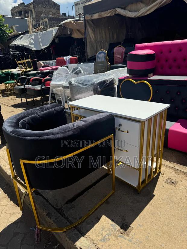 Black Coatedand Whitemanicure Set - thumbnail 4