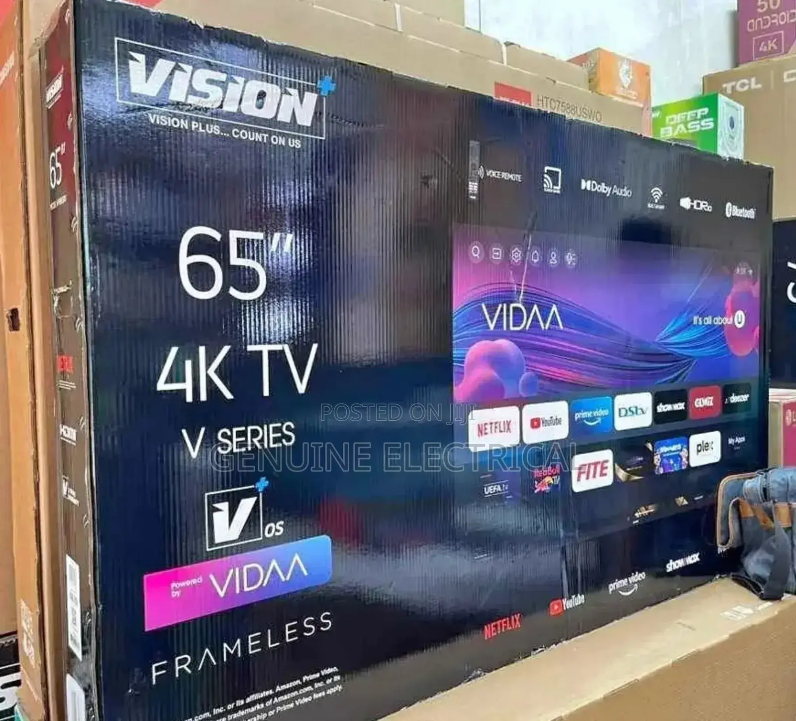 Vision 65" Ultra Smart Vidaa Tv v Series