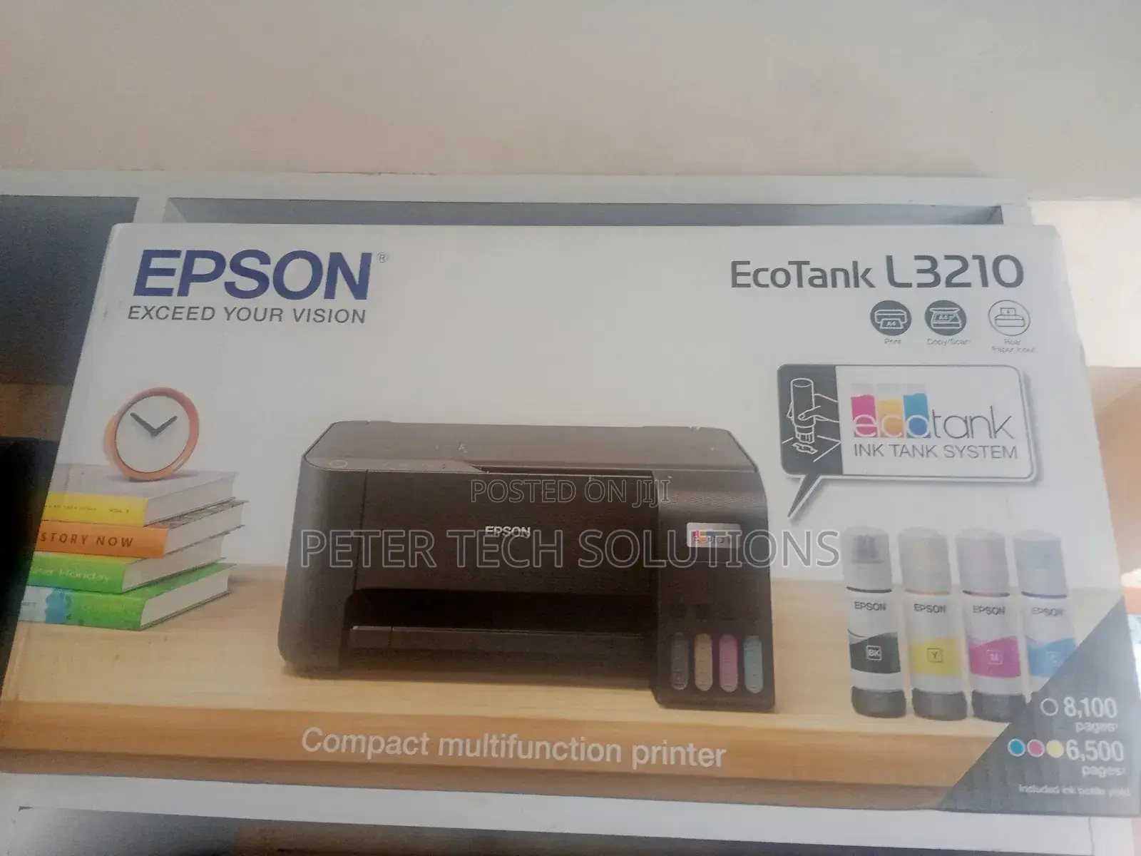 Epson Brand New Ecotank L3210 A4 All-in-One Printer Usb