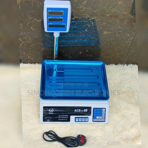 Acs Scale 40kg With Arm - thumbnail 3