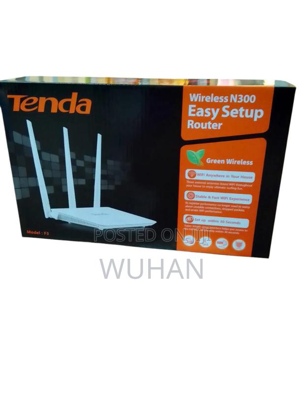 Tenda Wifi Router With Three External Antenna