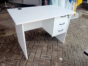 Clean White Office Desk