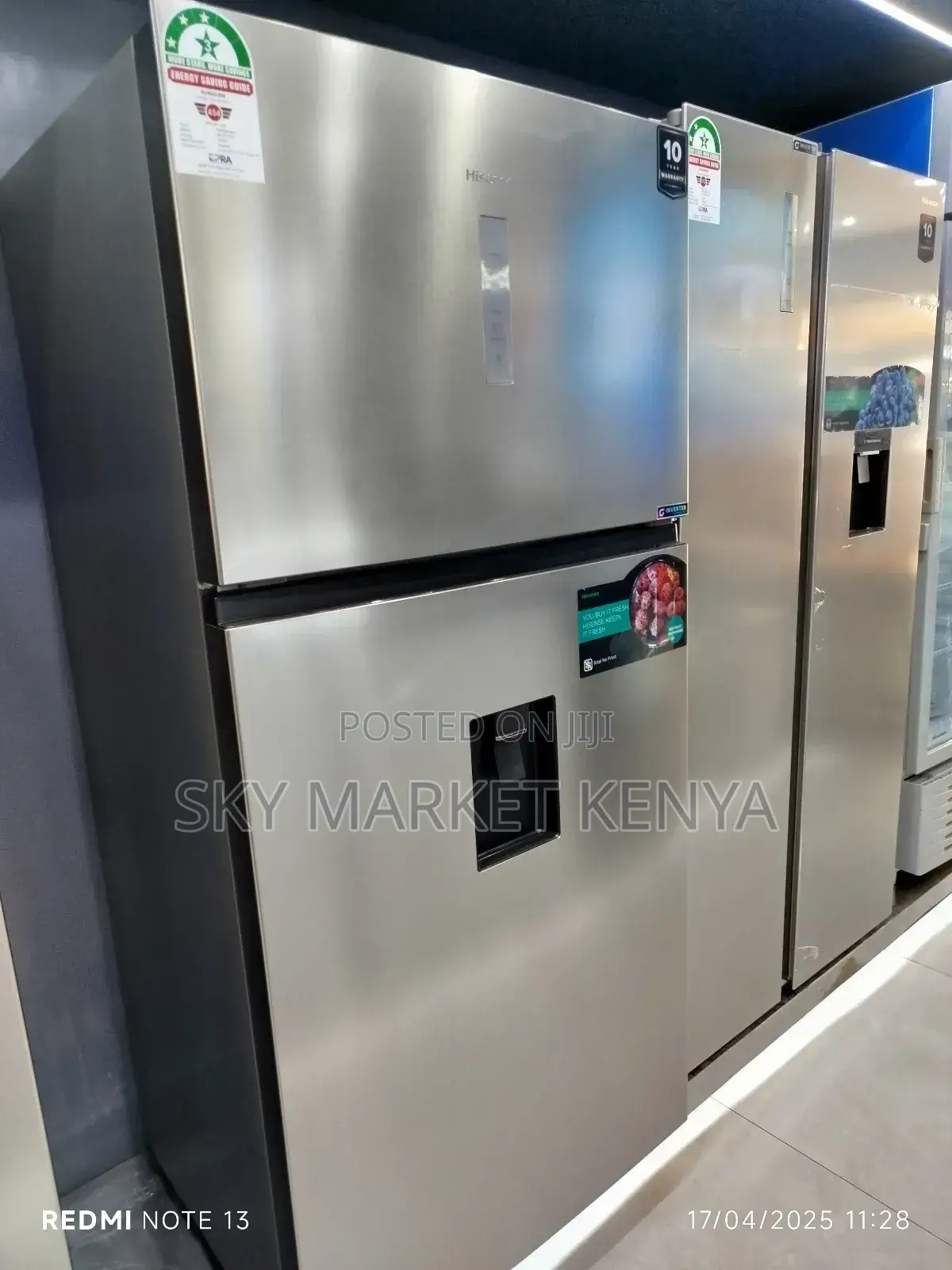 Hisense Ref510dr Top Mount Fridge With Water Dispenser