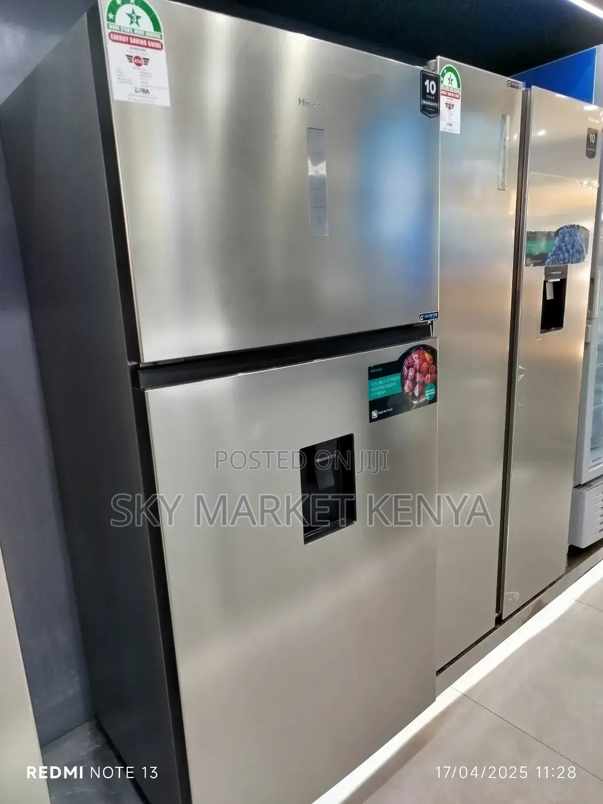 Hisense Ref510dr Top Mount Fridge With Water Dispenser