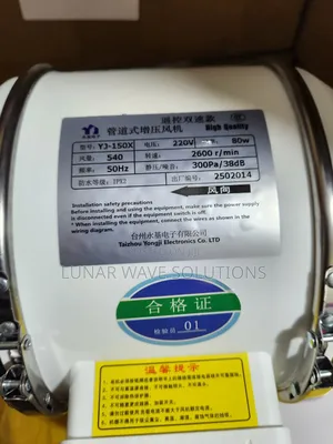 Inline Exhaust Fans With Remote