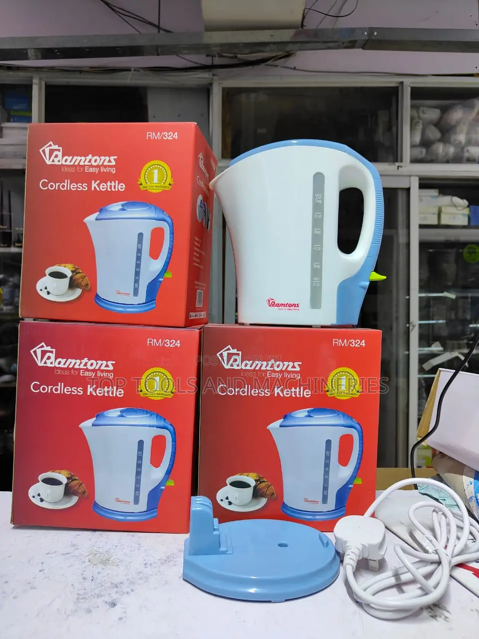 Ramtons Cordless Kettle 1.7litres Rm/324