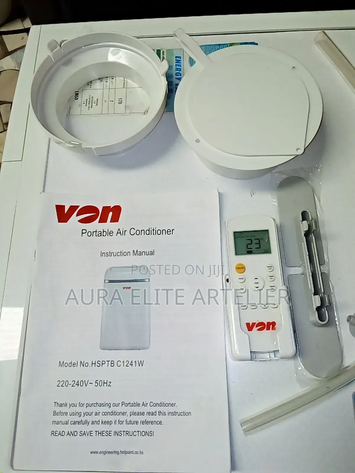 Vonhotpoint HSPTB C1241w Cooling+Heating,30sqft, Smart