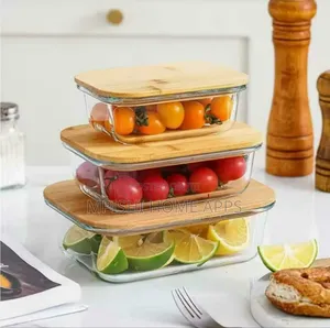 3 in 1 Bamboo Snack Box Set