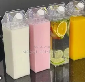 Carton Shape Water/Milk Bottle 500ml