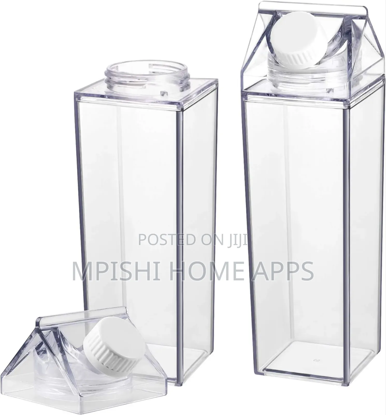 Carton Shape Water/Milk Bottle 500ml