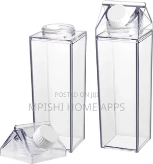 Carton Shape Water/Milk Bottle 500ml