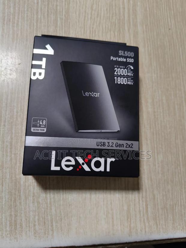 Lexar Sl500 Portable External SSD 1tb Black