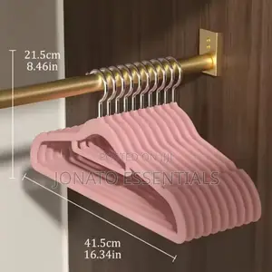 10 Piece Velvet Cloth Hangers