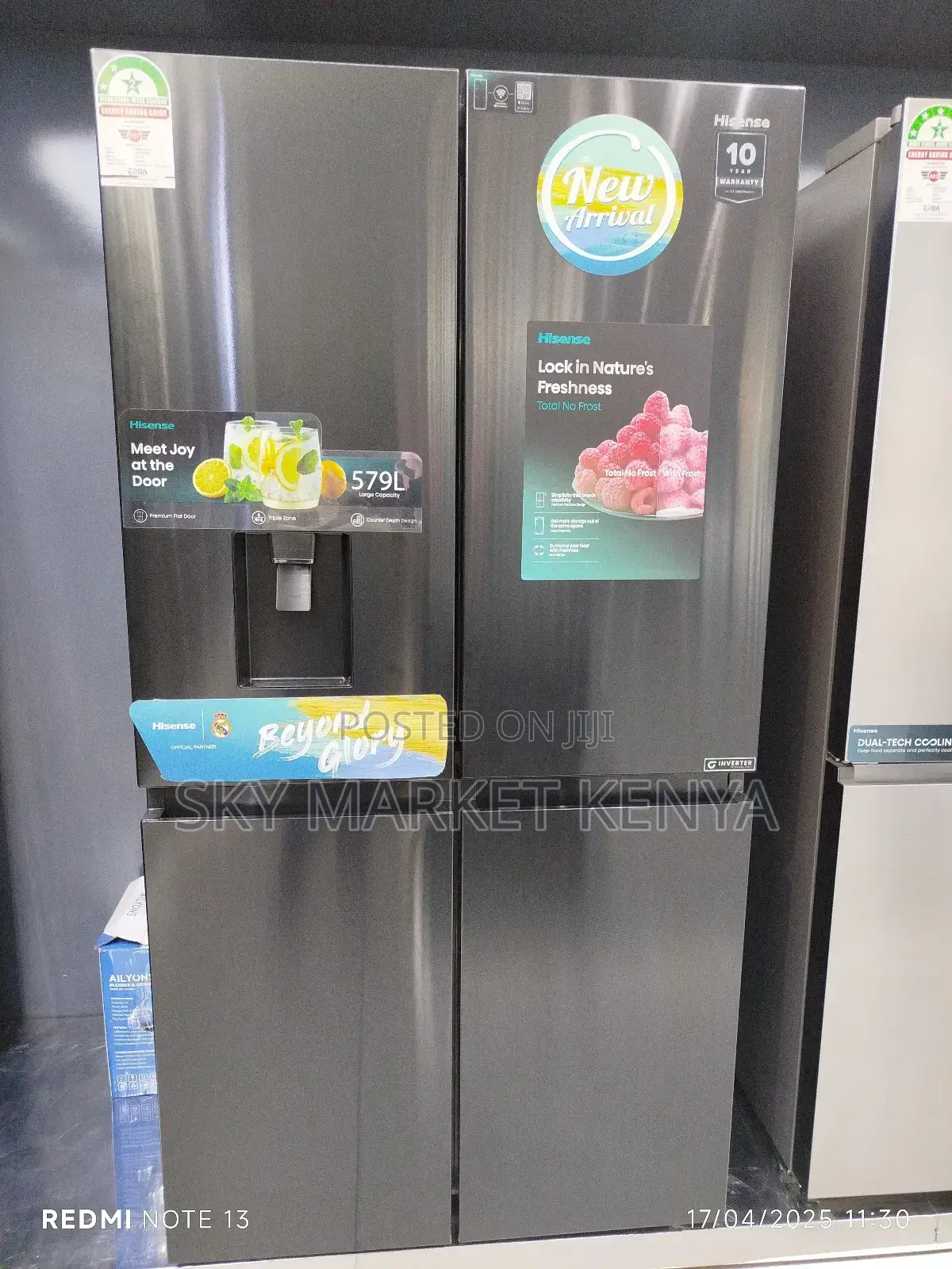 Hisense Fridge 579l Water Dispenser With Smart Series Ref560