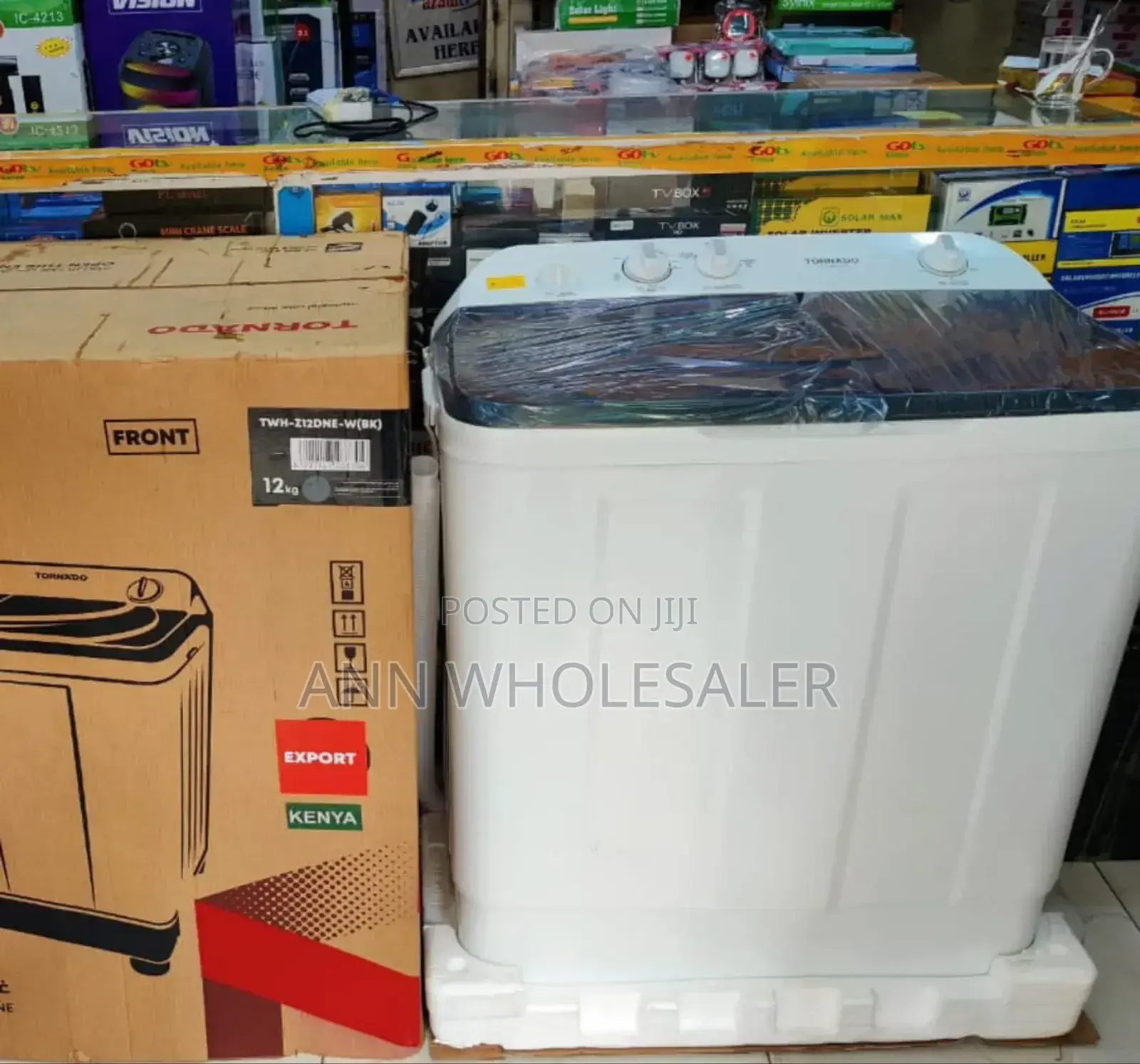 New Warranty Tornado Washing Machine Top Load Twin Tub 12kg