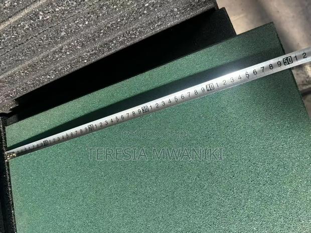 Rubber Tiles For Gym 20mm× 500mm× 500mm (Green)