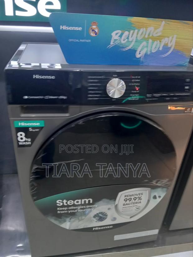 Hisense Wash and Dry 8/5kgs Front Loader Machine - main view