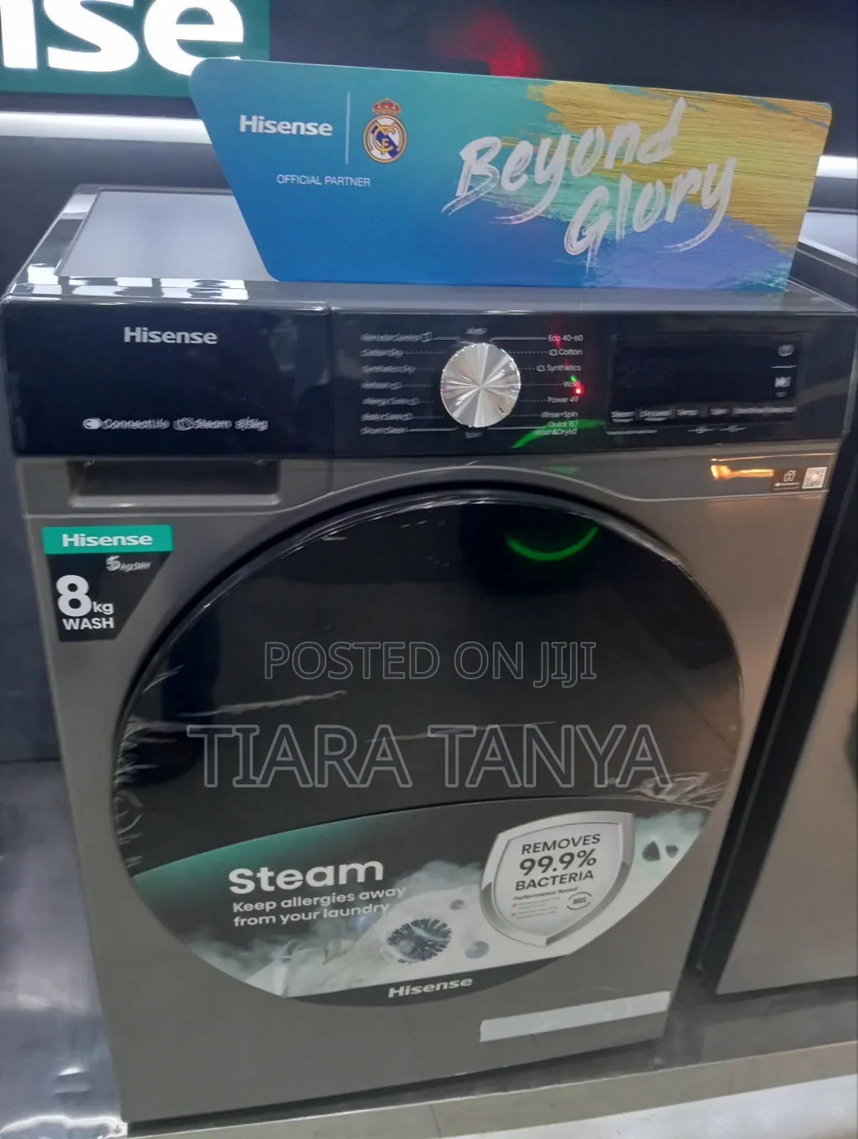 Hisense Wash and Dry 8/5kgs Front Loader Machine